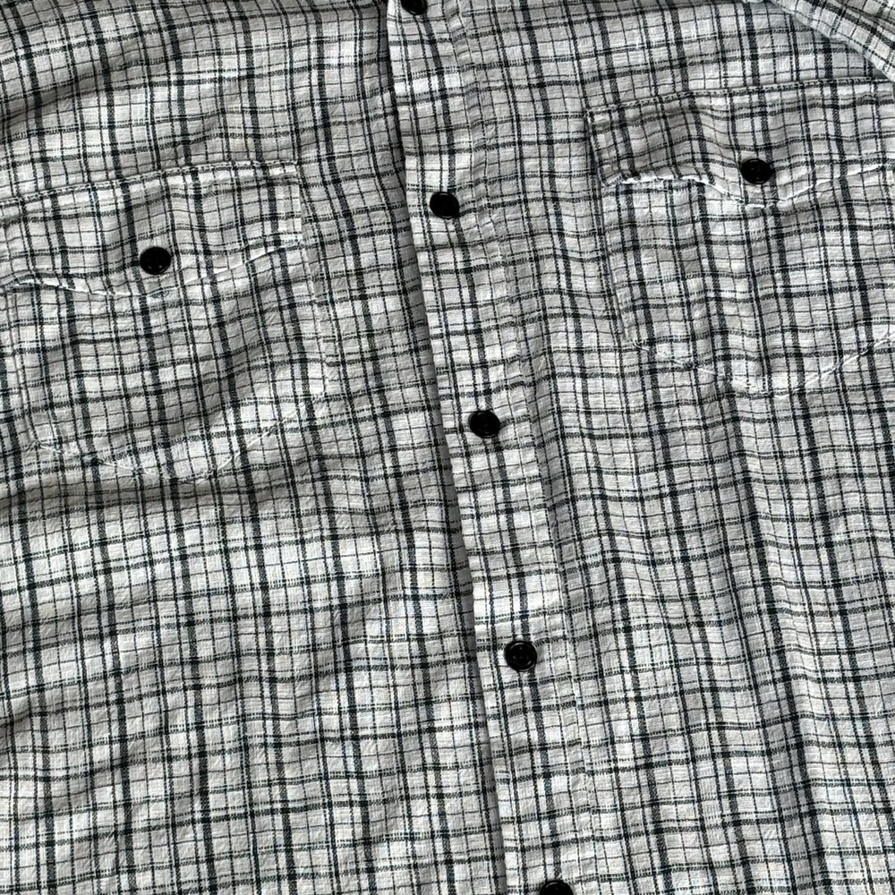 Orvis Long Sleeve Button Dress Shirt Mens Green Plaid 100% Cotton Large sz L - Picture 5 of 11